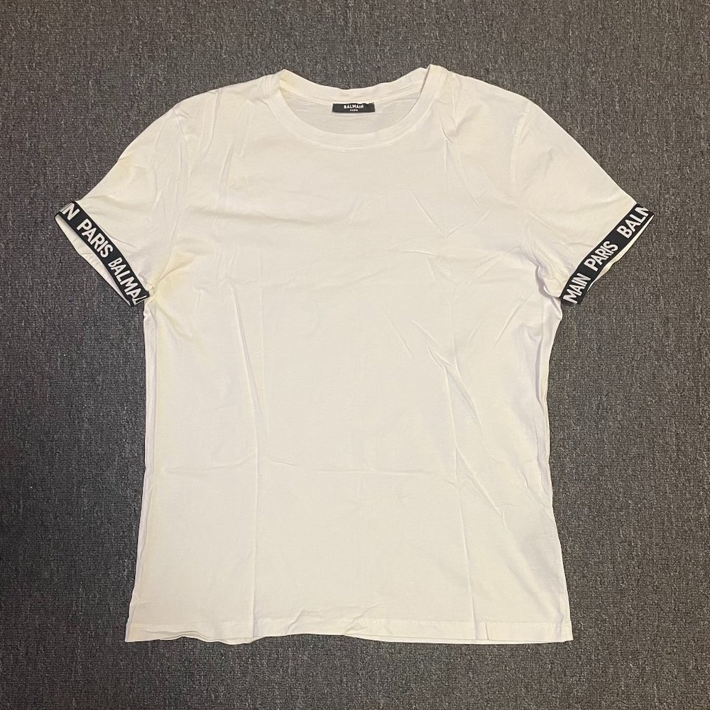BALMAIN black T-shirt size M